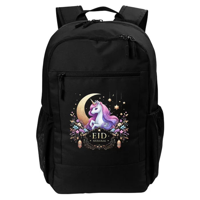 Eid Mubarak For K.Ids Mom Girl Eid Mubarak Unicorn Cute Gift Daily Commute Backpack