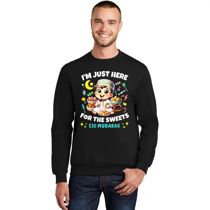 Eid Mubarak Funny Happy Eid Al Fitr Eid Al Adha Sweets Sweatshirt