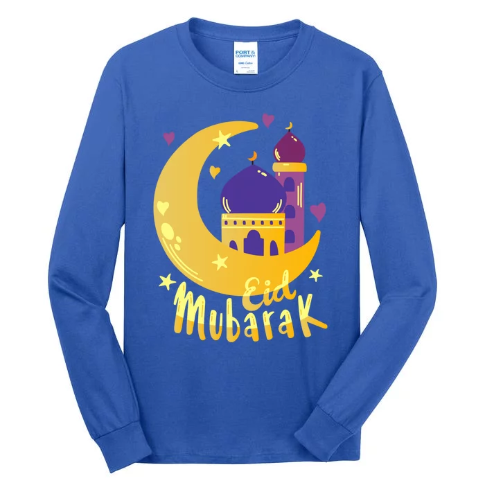 Eid Mubarak Gift Eid Al Fitr Islamic Holidays Celebration Gift Tall Long Sleeve T-Shirt