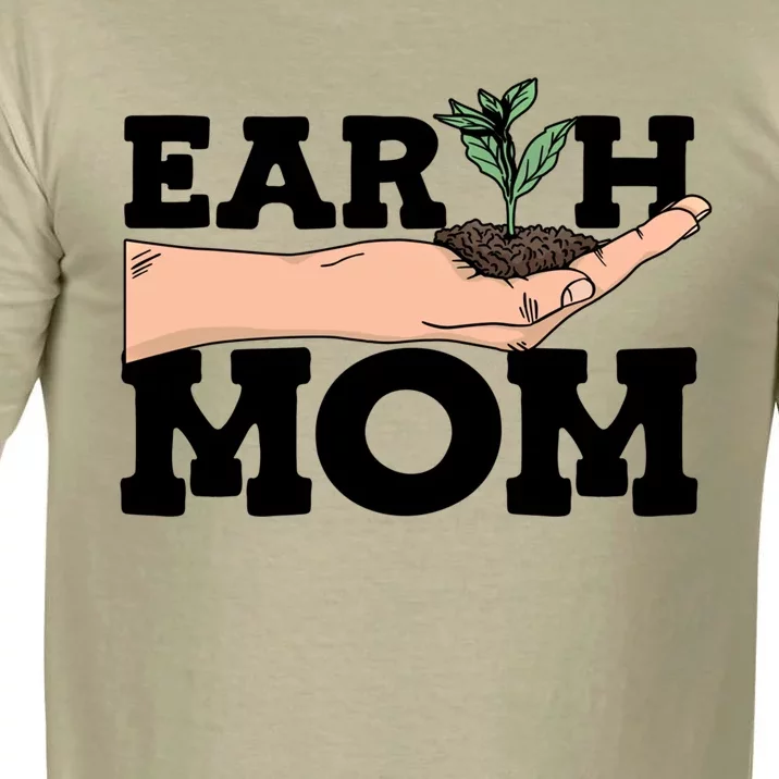 Earth Mom Gardening Plant Earth Day Planting Mother Gift Comfort Colors T-Shirt