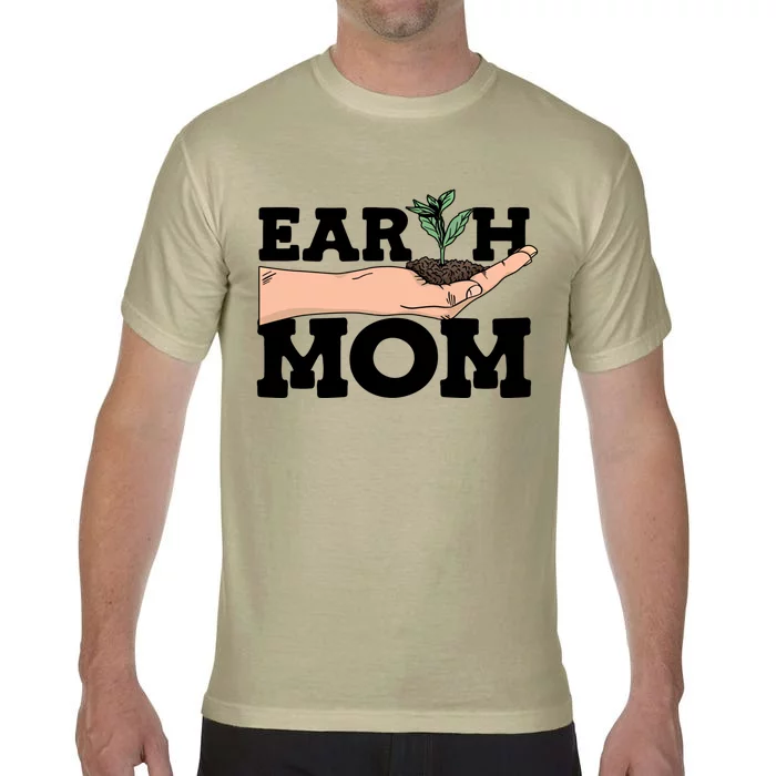 Earth Mom Gardening Plant Earth Day Planting Mother Gift Comfort Colors T-Shirt