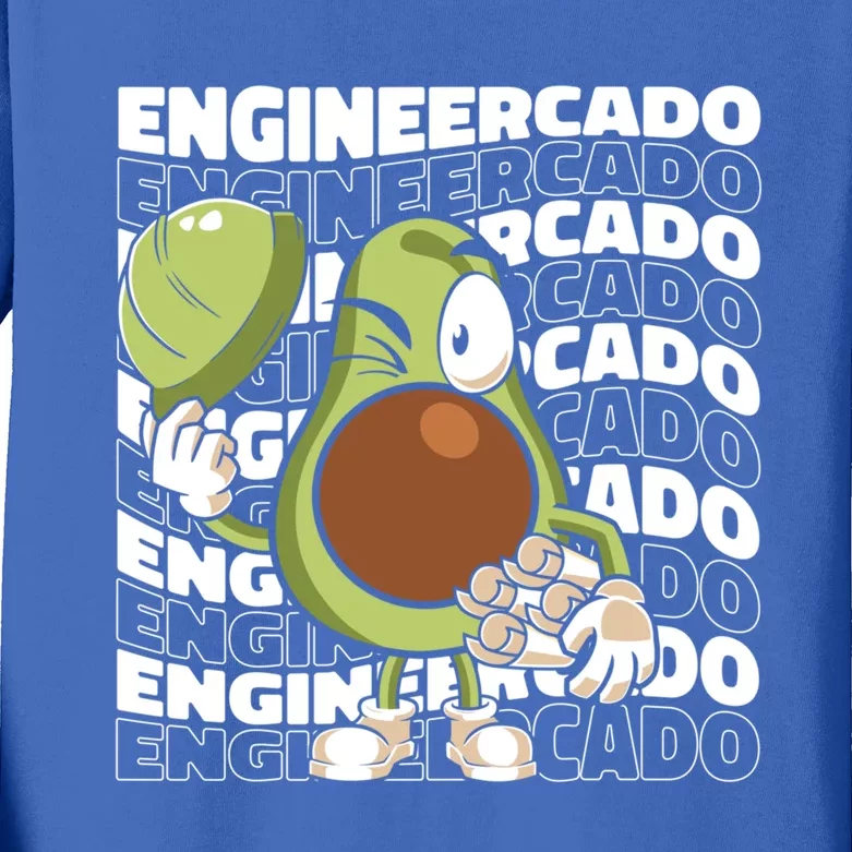 Engineercado Meaningful Gift Mechanical Civil Engineer Funny Engineering Gift Kids Long Sleeve Shirt