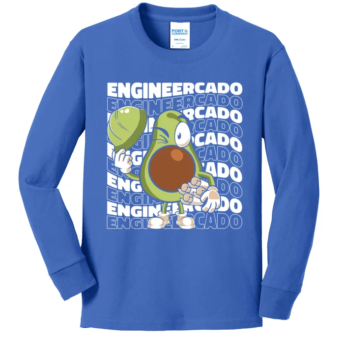 Engineercado Meaningful Gift Mechanical Civil Engineer Funny Engineering Gift Kids Long Sleeve Shirt