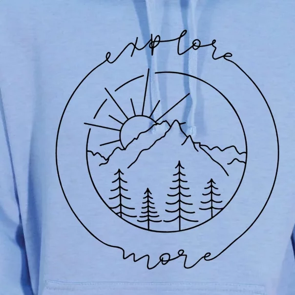 Explore More Gift Adventurer Gift Camping Gift Unisex Surf Hoodie