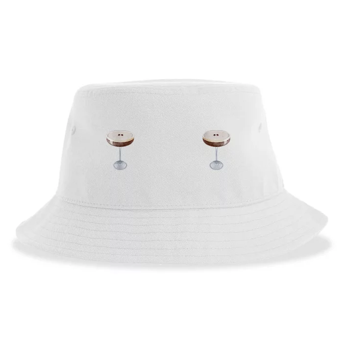 Espresso Martini Graphic Sustainable Bucket Hat