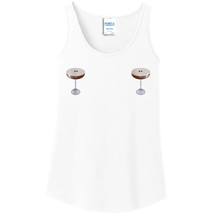 Espresso Martini Graphic Ladies Essential Tank