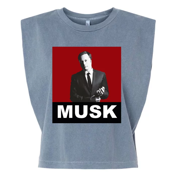 Elon Musk Gift Garment-Dyed Women's Muscle Tee