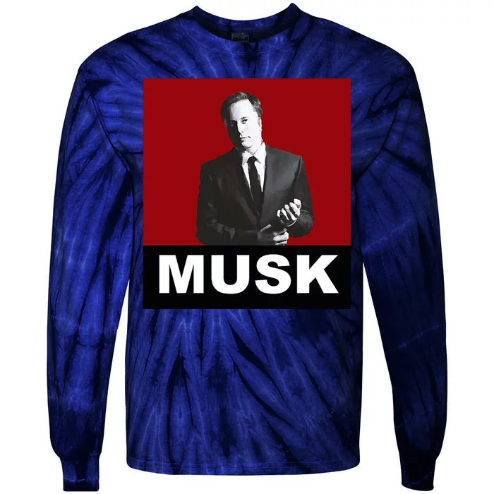 Elon Musk Gift Tie-Dye Long Sleeve Shirt