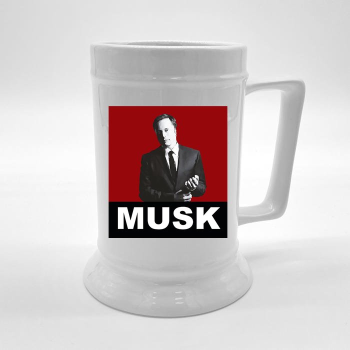 Elon Musk Gift Front & Back Beer Stein