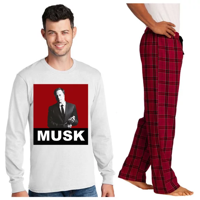 Elon Musk Gift Long Sleeve Pajama Set