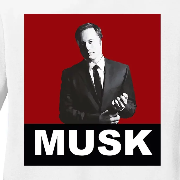 Elon Musk Gift Ladies Long Sleeve Shirt