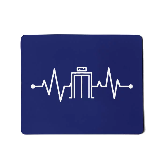 Elevator Mechanic Heartbeat Elevator Repair Mousepad