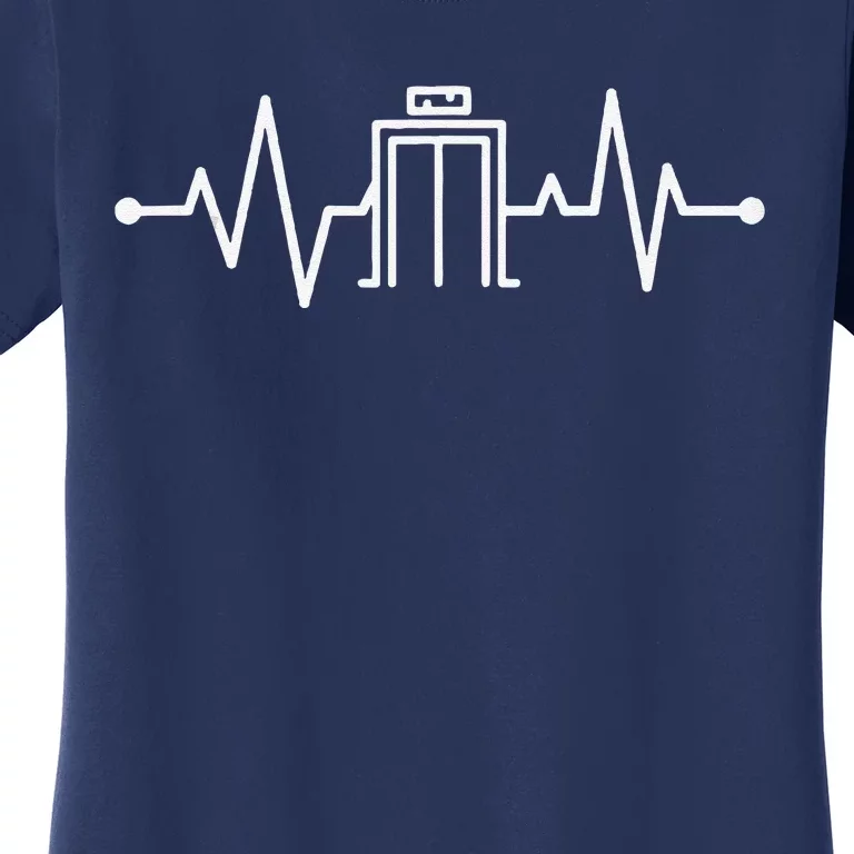 Elevator Mechanic Heartbeat Elevator Repair Women's T-Shirt