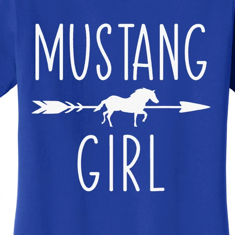 Equestrian Mustang Horse Lover Riding Racing Women's T-Shirt