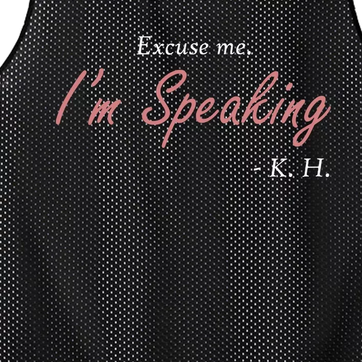 Excuse Me Im Speaking Kamala Harris I Am Speaking Vp Debate Mesh Reversible Basketball Jersey Tank