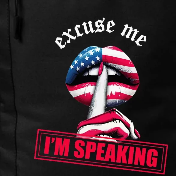 Excuse Me I'm Speaking Funny Kamala Harris Daily Commute Backpack