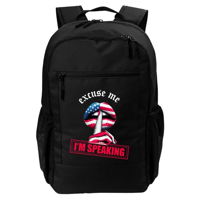 Excuse Me I'm Speaking Funny Kamala Harris Daily Commute Backpack