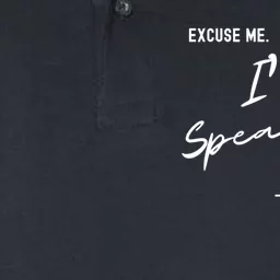 Excuse Me IM Speaking Kamala Harris International Women Day Softstyle Adult Sport Polo