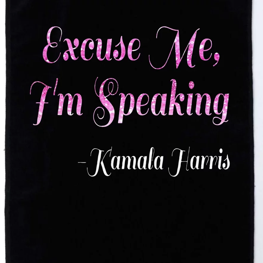 Excuse Me IM Speaking IM Speaking Platinum Collection Golf Towel