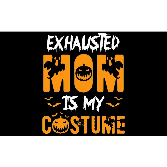 Exhausted Mom Is My Costume Funny Halloween Gift Bumper Sticker