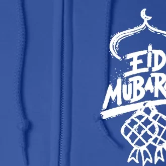 Eid Mubarak Islam Gift Full Zip Hoodie