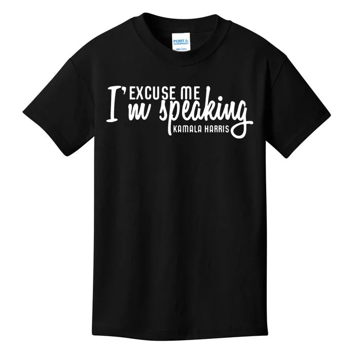 Excuse Me Im Speaking Kamala Harris Gift Kids T-Shirt