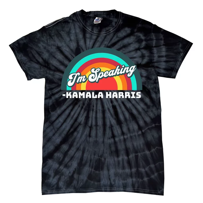 Excuse Me IM Speaking Kamala Harris Tim Walz Waltz 2024 Tie-Dye T-Shirt