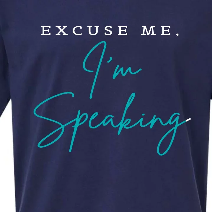 Excuse Me IM Speaking Quote Sueded Cloud Jersey T-Shirt