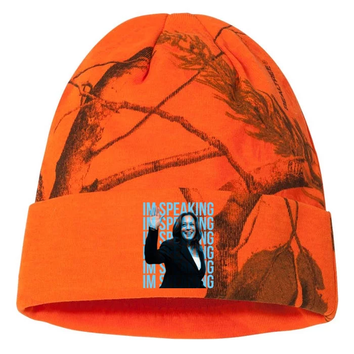 Excuse Me IM Speaking Kamala Harris Kati - 12in Camo Beanie