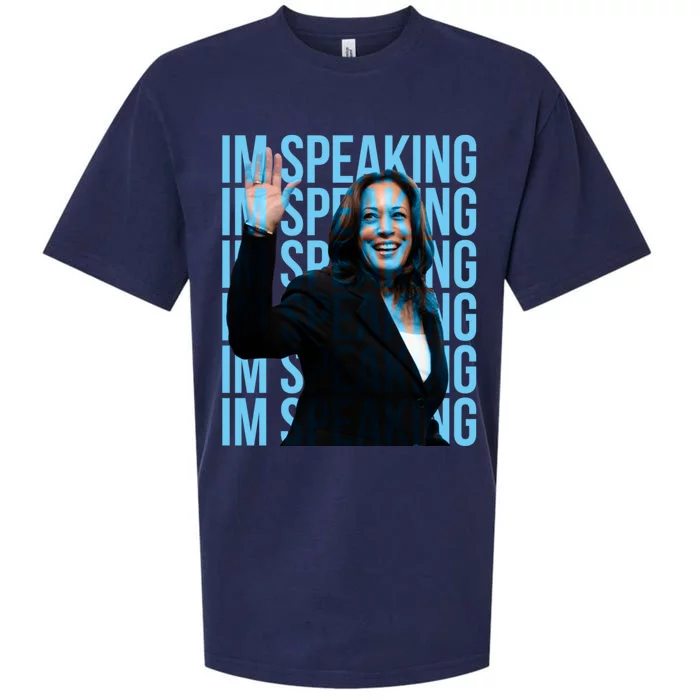 Excuse Me IM Speaking Kamala Harris Sueded Cloud Jersey T-Shirt