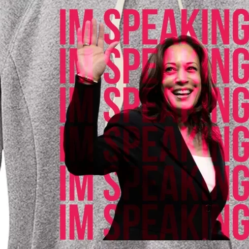 Excuse Me IM Speaking Kamala Harris Women's Fleece Hoodie