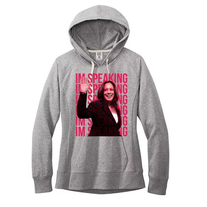 Excuse Me IM Speaking Kamala Harris Women's Fleece Hoodie