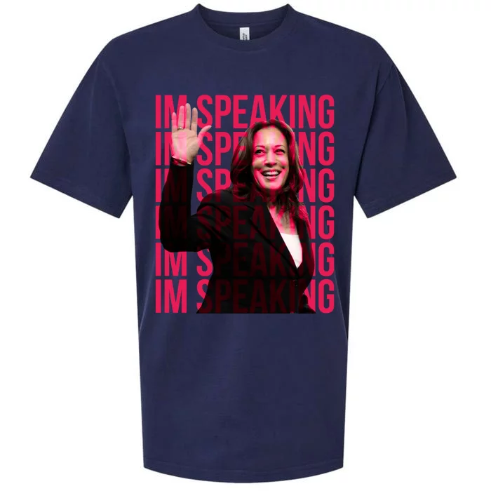 Excuse Me IM Speaking Kamala Harris Sueded Cloud Jersey T-Shirt