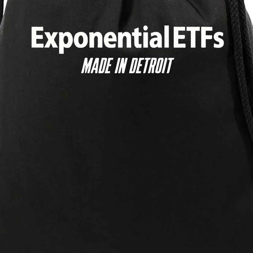 Exponentialetfs Made In Detroit Drawstring Bag