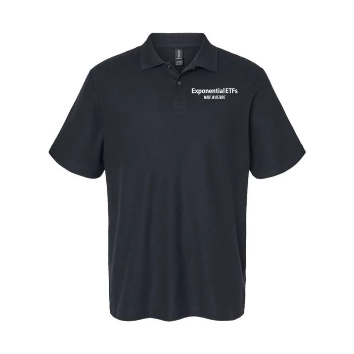 Exponentialetfs Made In Detroit Softstyle Adult Sport Polo