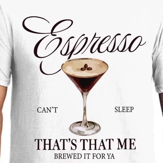 Espresso Martini Jesus Was A Carpenter Pajama Set