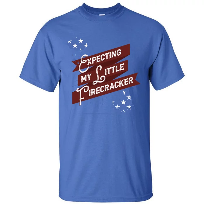 Expecting My Little Firecracker Gift Tall T-Shirt