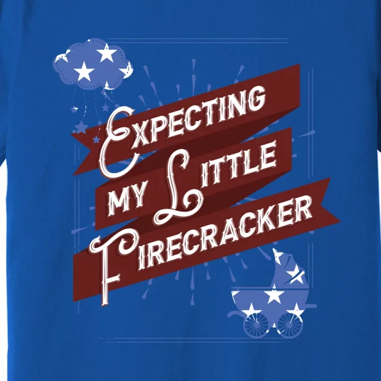 Expecting My Little Firecracker Gift Premium T-Shirt