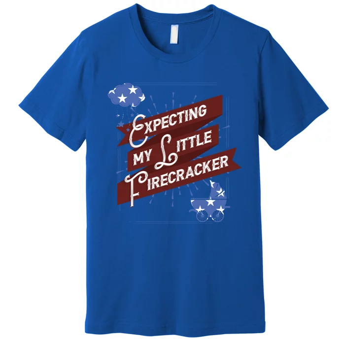 Expecting My Little Firecracker Gift Premium T-Shirt