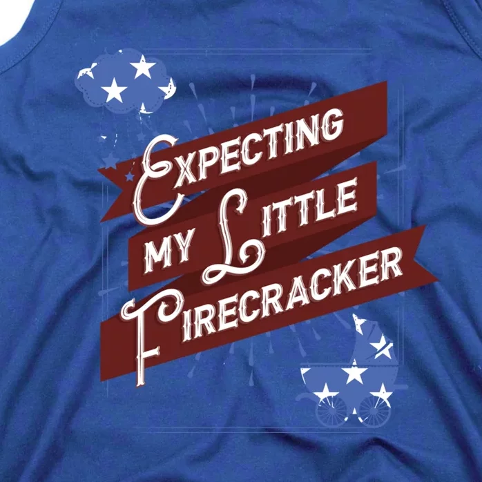 Expecting My Little Firecracker Gift Tank Top