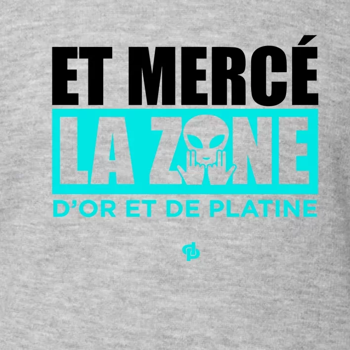 Et Mercé La Zane DOr Et De Platine Toddler Sweatshirt