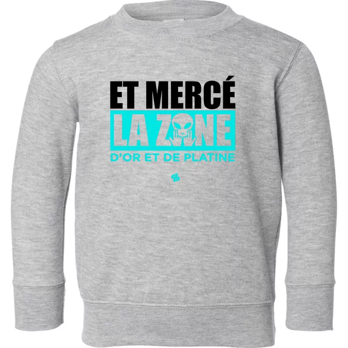 Et Mercé La Zane DOr Et De Platine Toddler Sweatshirt