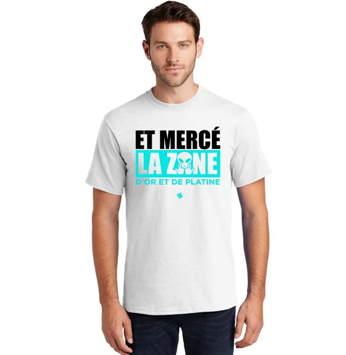 Et Mercé La Zane DOr Et De Platine Tall T-Shirt