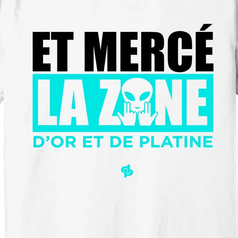 Et Mercé La Zane DOr Et De Platine Premium T-Shirt