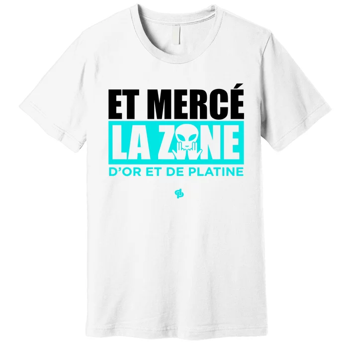 Et Mercé La Zane DOr Et De Platine Premium T-Shirt