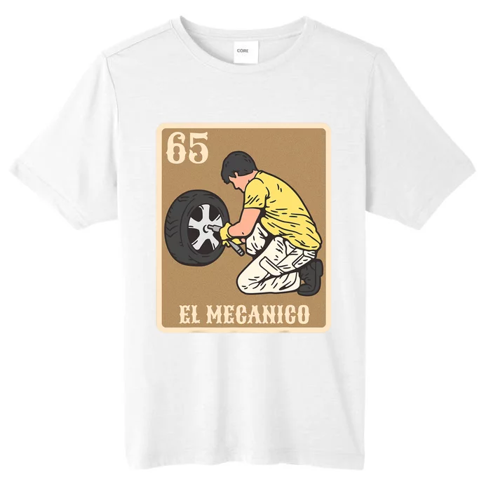 El Mecanico Lottery Spanish Bingo Card Game ChromaSoft Performance T-Shirt