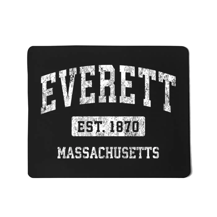 Everett Massachusetts Ma Vintage Sports Mousepad