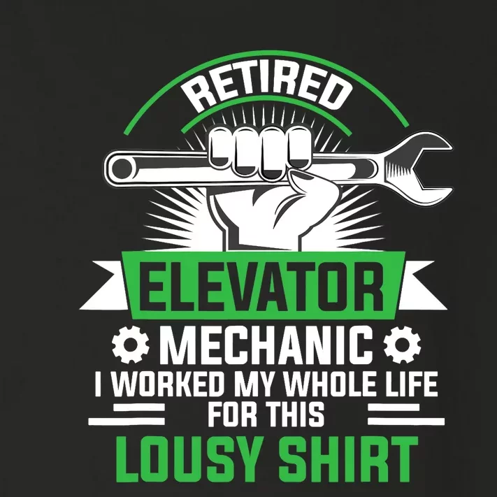 Elevator Mechanic Maintenance Retired Technician Toddler Long Sleeve Shirt