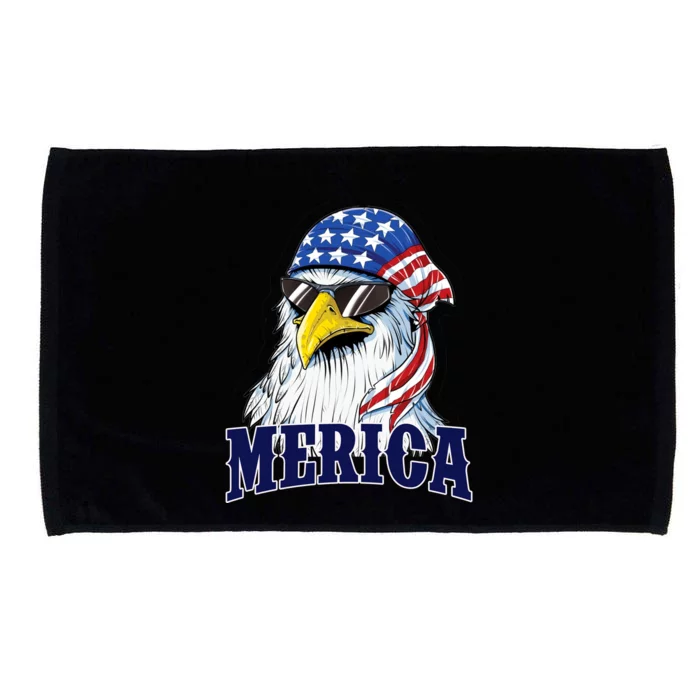 Eagle Mullet Merica Flag 4th Of July American Flag Gift Microfiber Hand Towel