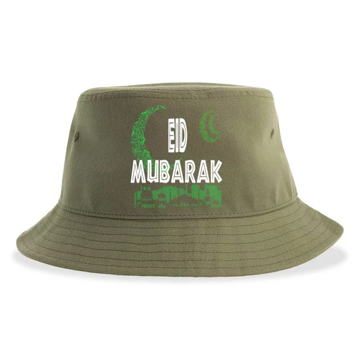 Eid Mubarak Muslims Tee Adha And Iftar Meaningful Gift Sustainable Bucket Hat